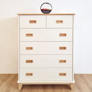 한집가구 보니또 5단 원목서랍장 화이트아이보리