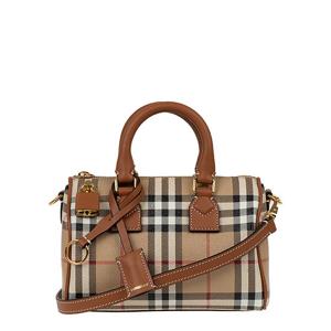 [로로모다] 버버리 체크 미니 여성 볼링 토트백 / 8071357