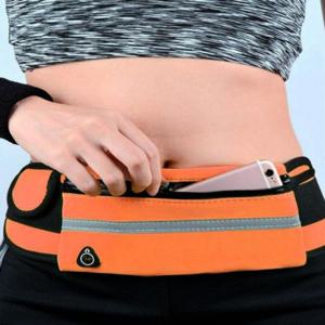 방수 스트랩 오렌지 플립힙색 포올 네오플랜 런닝가방