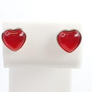 [블루케이] 레드칼세도니 원석귀걸이240613-02하트