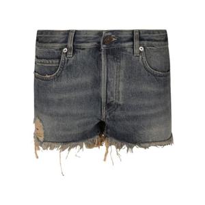 발렌시아가 데님 숏팬츠 793948 TJW952204