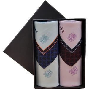 [닥스(손수건)]2매 나염 손수건 세트 DKD1414DT