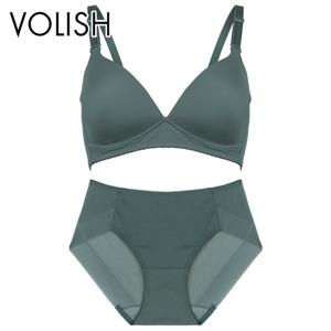 볼리쉬 볼륨업 노와이어 보정 브라 팬티세트 1035S-KH