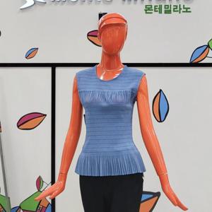 몬테밀라노 DP01 U넥 민소매 링클 티셔츠 QL406T1273