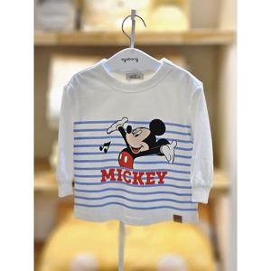 아가방 세이브존02 디즈니 미키 스트리이프 맨투맨 티셔츠 79r521003