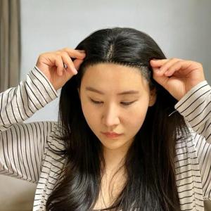 올림머리 잔머리 헤어 고정핀 20cm