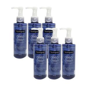 뉴트로지나 딥 클린 클렌징 오일 200ml 모공케어 6개 Ss