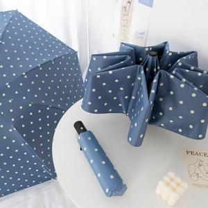 땡땡이 초경량 자동우산 접이식 양우산 암막양산