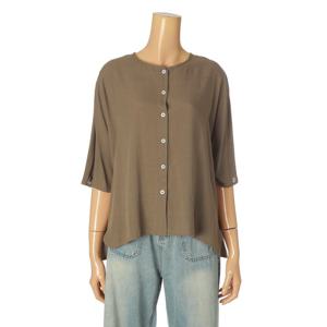 [파파야]노카라언발블라우스(PNORBL015B)