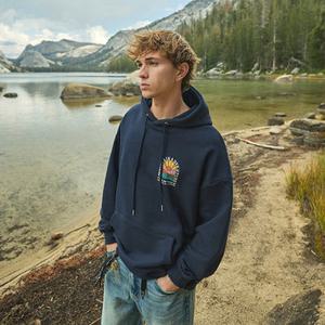 플루크 선라이즈 크랙 후드 티셔츠 FHT2039 / 5color