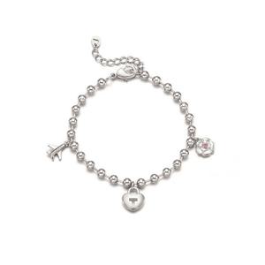 [티르리르] 러브 마이 시티 제주 패션화이트 팔찌 TBSBRW13398M