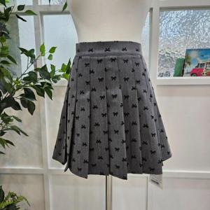 부루앤쥬디 sh06 리본플리츠미니 그레이 BQHSK104C