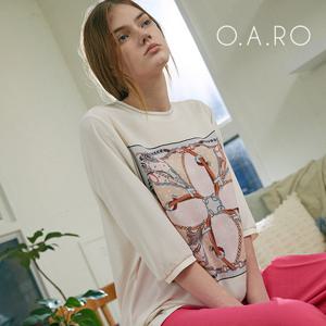 ANC_[오아로][1종]도비쉬폰 블라우스_QBSFB011