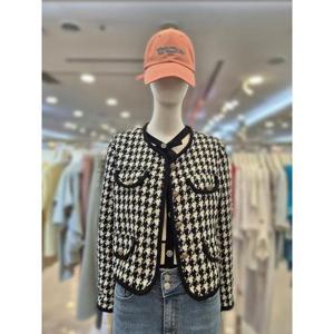 부루앤쥬디 세이브존03 부루앤쥬디  라인 하운드 트위드 쟈켓 SAVBBKBQIJK006B