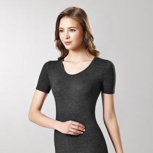 제임스딘 여성 반팔 발열 내의 내복 상의 JHWIX016