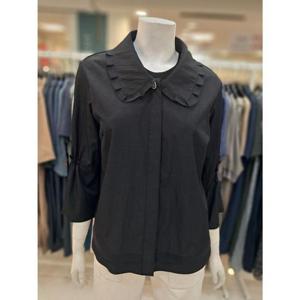 아르테 세이브존07 프릴 카라 셔츠형 자켓 DQCPWJ750