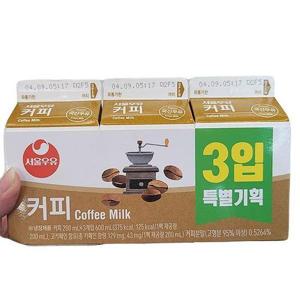 서울 커피우유 200ml x 3 x 3개