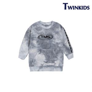 [트윈키즈] 타이다이 테이프 맨투맨(TAST3T07_GR)