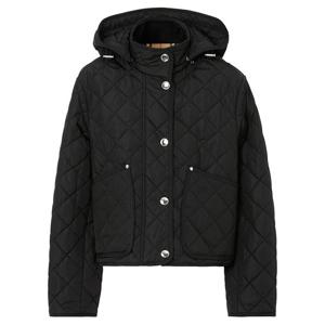 [버버리] 여성 퀼팅재킷 디테처블 후드 크롭 자켓 8072798