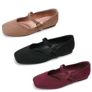 [베어파우(슈즈)]ORLA 여성 플랫슈즈 메리제인 발레슈즈 3종택1 K2861QC-W