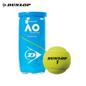 던롭 AO 캔볼 테니스공 시합구 1캔 2입