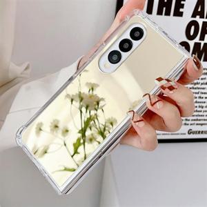 갤럭시Z폴드5 제트지 컬러 범퍼 젤리 거울 미러 핸드폰 케이스