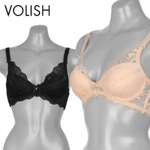 볼리쉬 레이스 노와이어 여성 브라 2종세트 1038B2
