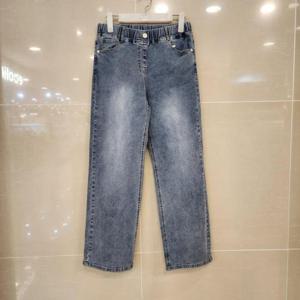 JCB HC06 여아 와이드 블루 워싱 청바지 JBP9T548GSL