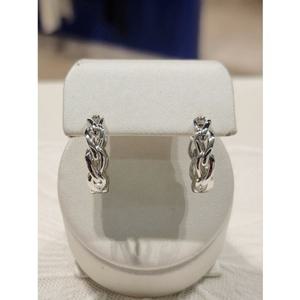 미니골드 실버 링크체인 링귀걸이 ERIM1010