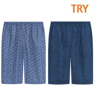 트라이 남성 7부 시원한 터치감 인견파자마 홈웨어