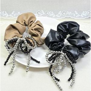 [이쁜] 메탈 리본 레자 헤어슈슈