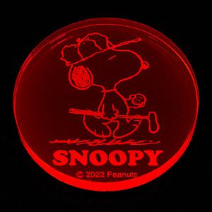 골프잇 일본수입정품 형광 볼마커 스누피 골프 필드용품 X665RE