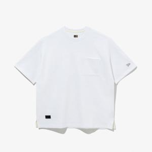 뉴에라 [블랙라벨] 돌먼 오버핏 티셔츠 14179074 화이트