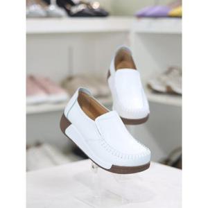 바이로쏘 세이브존03 소가죽 스티치 포인트 4.0cm 컴포트 슬립온 (BY)AG24S11578AI2A