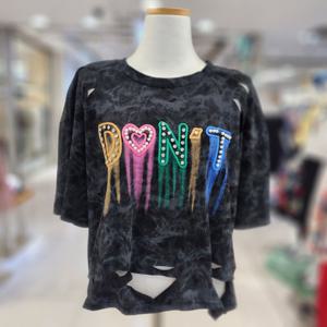 [르니앤맥코이]큐빅 데미지 티셔츠 (ML08TS707)