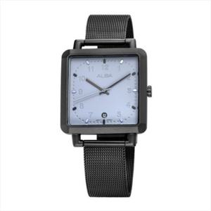 [세이코알바]사각 매쉬메탈시계 AG8L71X1