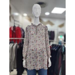 투에스티 세이브존06 프릴넥 소매셔링 꽃무늬 블라우스 TI4WBL03
