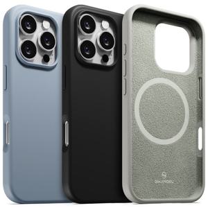 신지모루 아이폰 16 프로 맥스 맥세이프 실리콘 케이스 소프트 그립