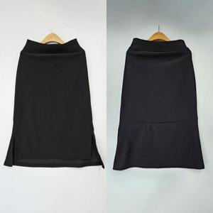 빅사이즈롱스커트 T096L411 언발롱트임스판스커트 OD