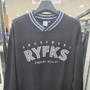 [써드케이]레이 아플리케 브이넥 MO3T658 076_DG