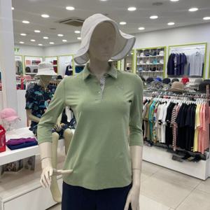 [팜스프링스]골프 도트 포인트 메탈 7부 티셔츠GP22KY23W_DG