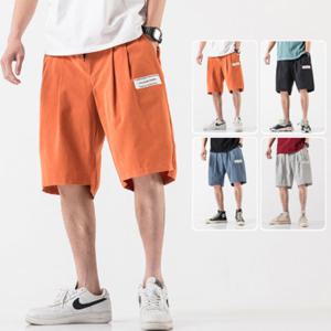 남자반바지 허리밴딩 7부팬츠 IS-PA50