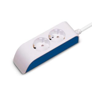 현대일렉트릭 멀티탭 선이 굵어 안전한 하이탭 콘센트 일반멀티 2구 1.5M (16A)