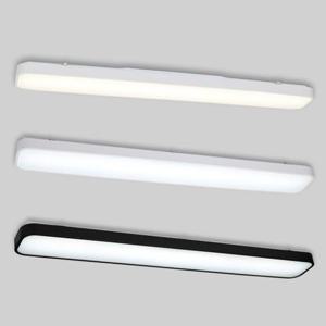 국산 주방등 LED 50W 주광 주백 KC 마빈 화이트 블랙 일자형 터널등 플리커프리