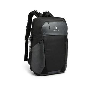 [프롬슈] 투톤 잠금장치 락 남자노트북가방 출장백팩