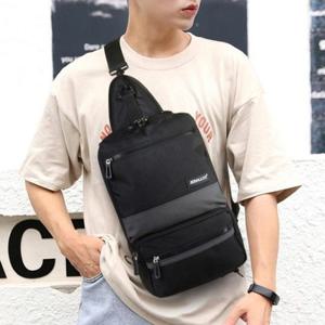 [프롬슈] 사각포켓 성인 보조가방 슬링백 웨이스트백