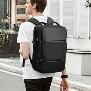 [프롬슈] 히든지퍼 USB포트 방수백팩 여행배낭가방