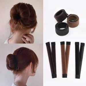 탄성 좋은 페이크 예쁜 올림머리 원터치 여자 밴드