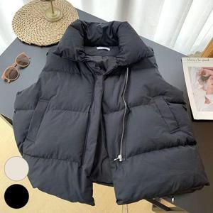 빅사이즈패딩조끼 R317L411 앤디루즈패딩집업베스트 DK