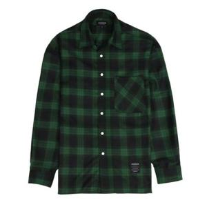 [SEVENTEENTH] OPEN CHECK SHIRTS - GREEN